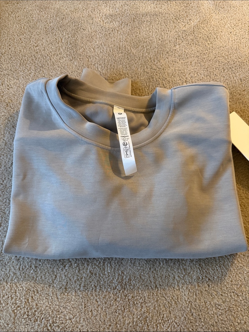 lululemon Perfectly Oversized Crop Crew softstream